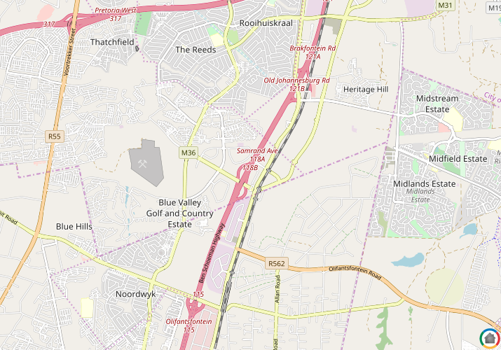Map location of Samrand Business Park